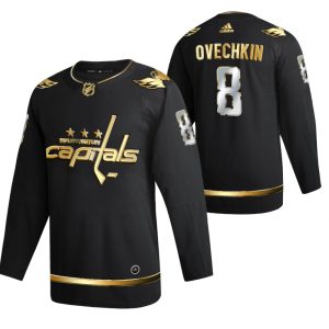 Washington Capitals Pelipaita Alexander Ovechkin Musta 2021 Golden Edition Limited Authentic